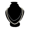 White Pearl Mala Necklace