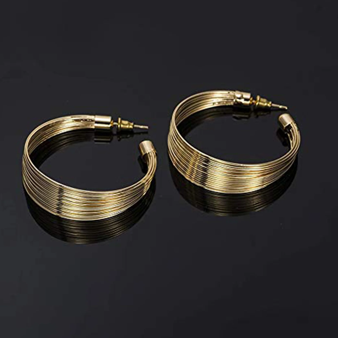Gold Hoop Earrings