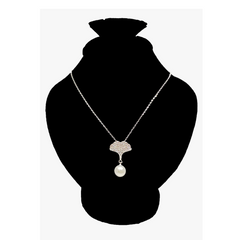 Leaf Pearl Necklace