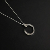 Crystal Nail Necklace