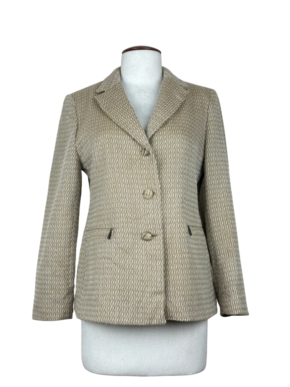UK Imported secondhand Women Bolero Coatt - Fashion SA brand, Brown Lana Wool, Premium condition, for Womens - Online Thrift Store Peshawar Pakistan