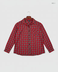 UK Imported secondhand Button Down Shirt - New Look brand, RED Cotton, Premium condition, for Women - Online Thrift Store Islamabad Pakistan