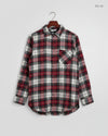 Button Down Shirt | H&M | Preloved Branded | Red Cotton | Premium | OTS Thrift Store Karachi Pakistan