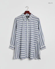 Premium Condition Button Down Shirt | Preloved ADINI | White Cotton | Thrift Shop for Women Peshawar Pakistan | OTS