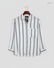 UK Imported secondhand Button Down Shirt - Bershka brand, White Cotton, Premium condition, for Women - Online Thrift Store Karachi Pakistan