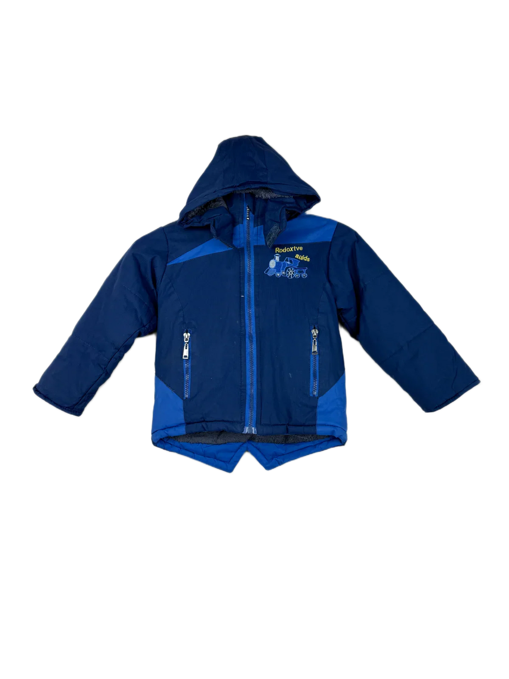 Winter Boys Jackets | Cross Fire | Preloved Branded | Blue Cotton | Good | OTS Thrift Store Peshawar Pakistan