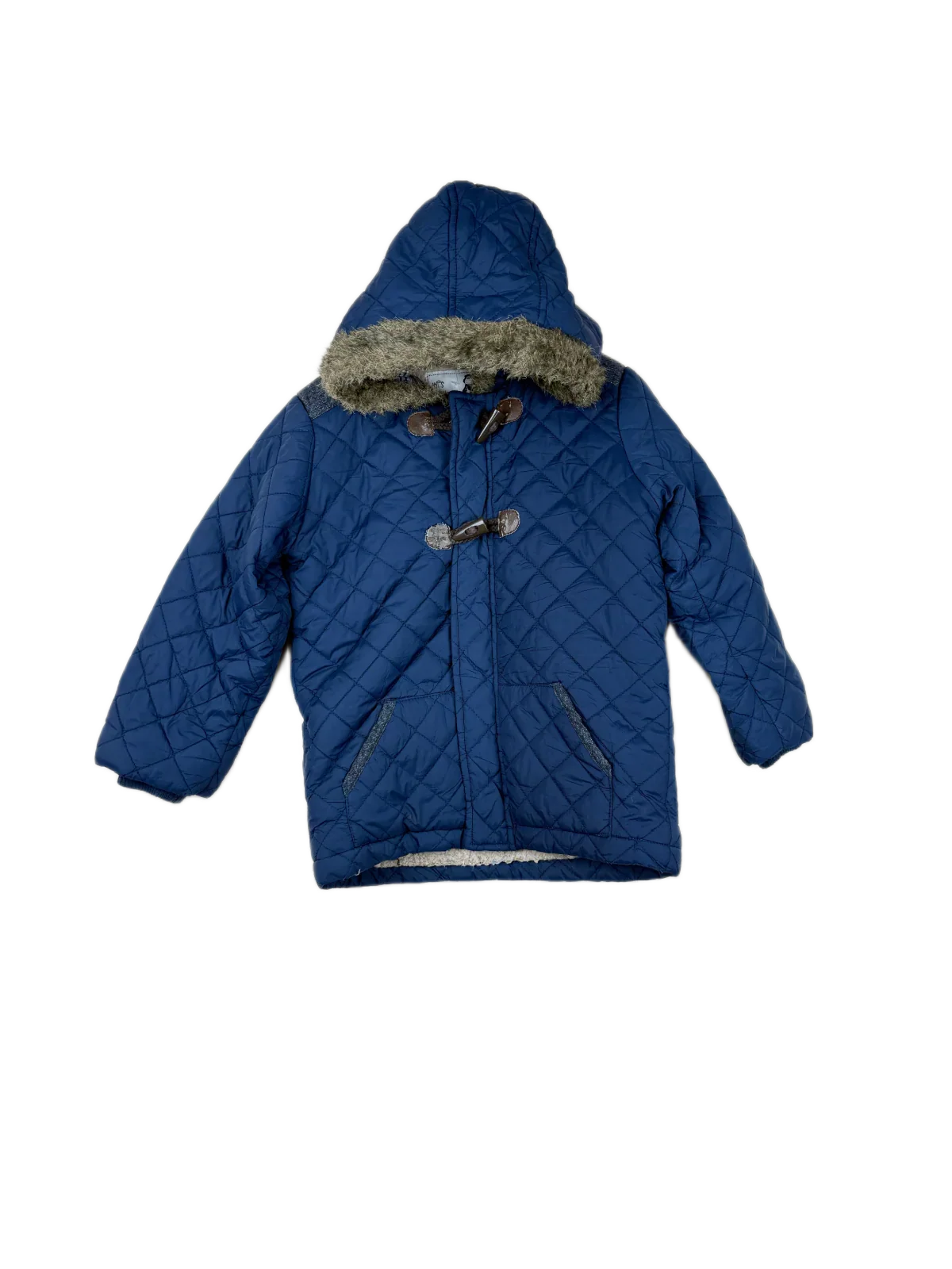 Secondhand Branded Winter Boys Jackets by Matalan, Blue Nylon fabric, Excellent condition, for Boys - Online Thrift Shop Islamabad Pakistan