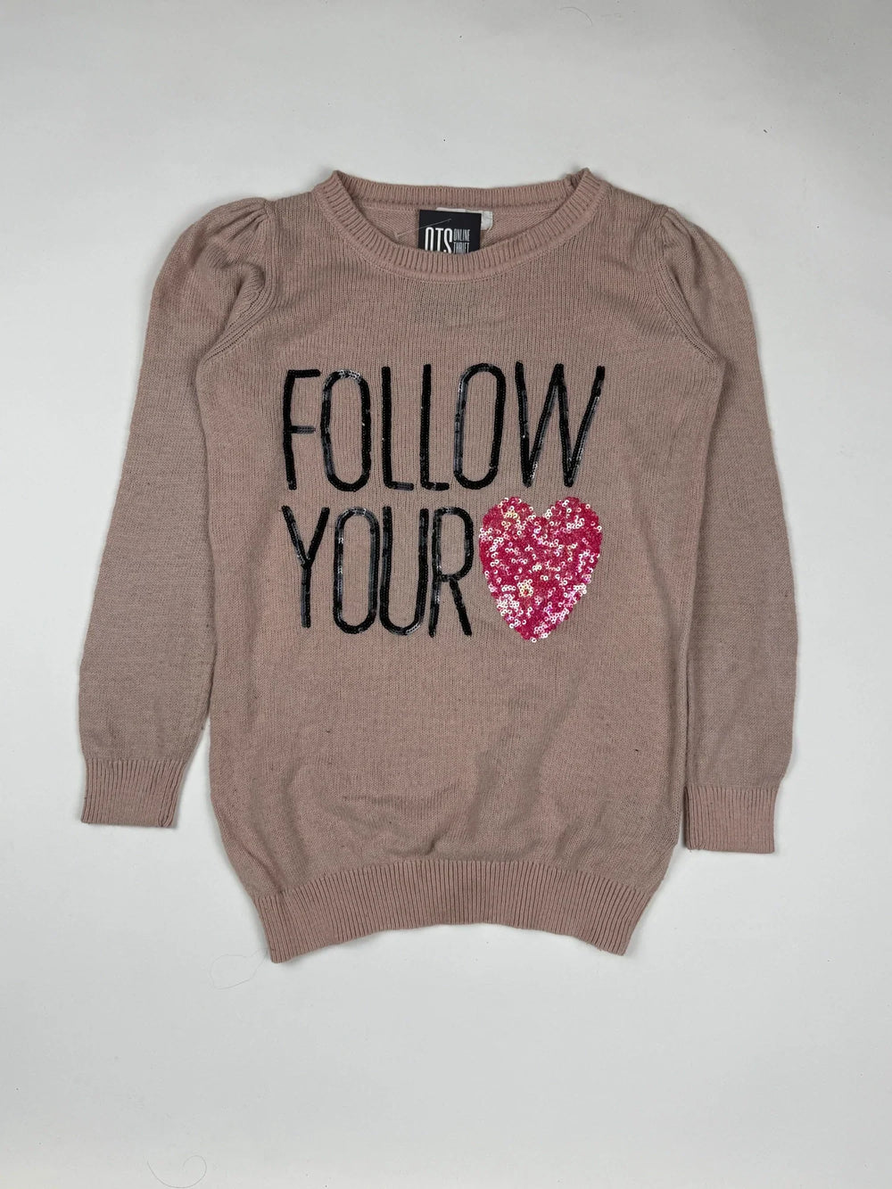 Girls Sweaters | H&M | Preloved Branded | Beige Polyester | Excellent | OTS Thrift Store Peshawar Pakistan