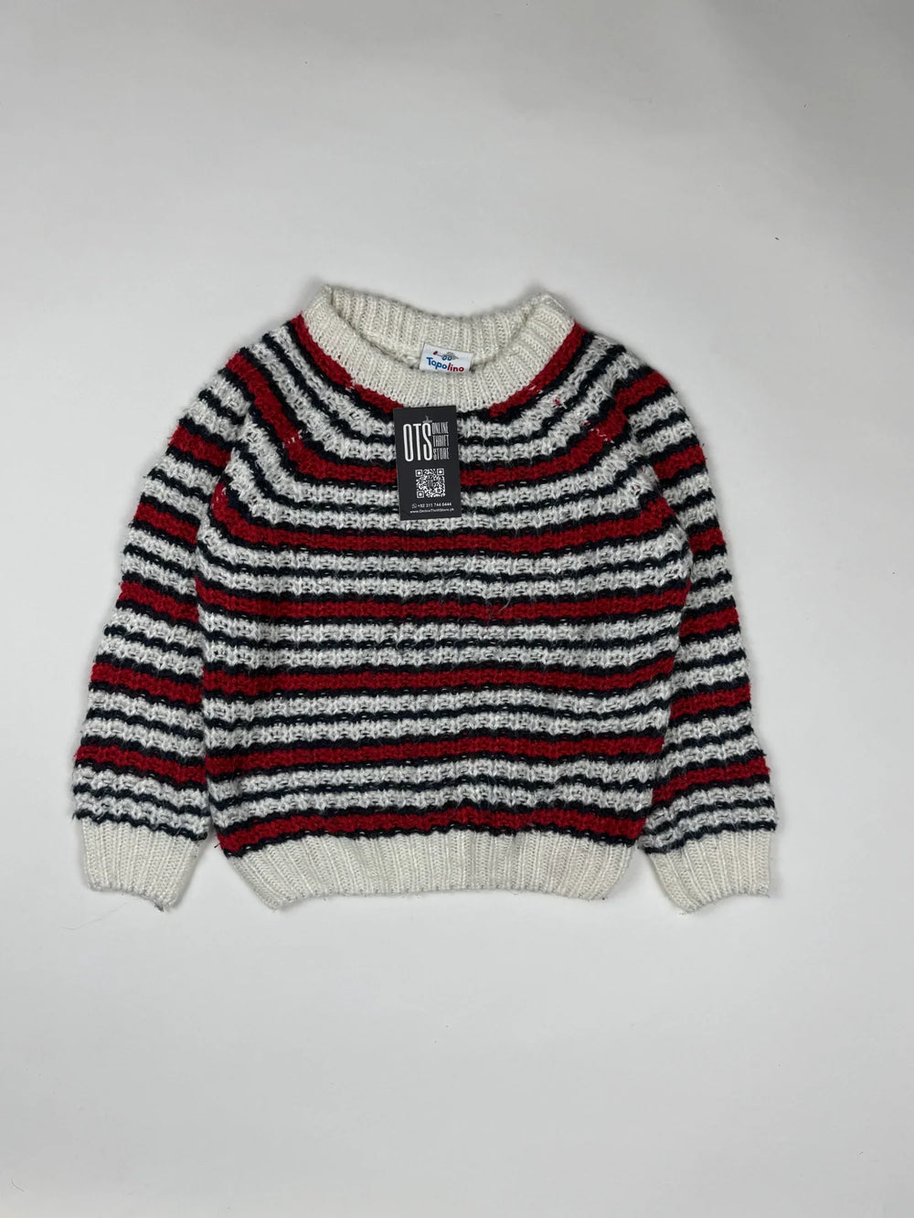 Shop Premium Girls Sweaters by Topolino | Preloved Branded Clothes | Multi Wool | Girls | OTS Thrift Store Islamabad Pakistan