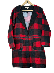 UK Imported secondhand Winter Long Cardigans - SWAN brand, Multi Polyester, Premium condition, for Women - Online Thrift Store Islamabad Pakistan