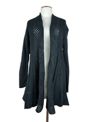 Premium Condition Winter Long Cardigans | Preloved Impulse London | Black Cotton | Thrift Shop for Women Lahore Pakistan | OTS
