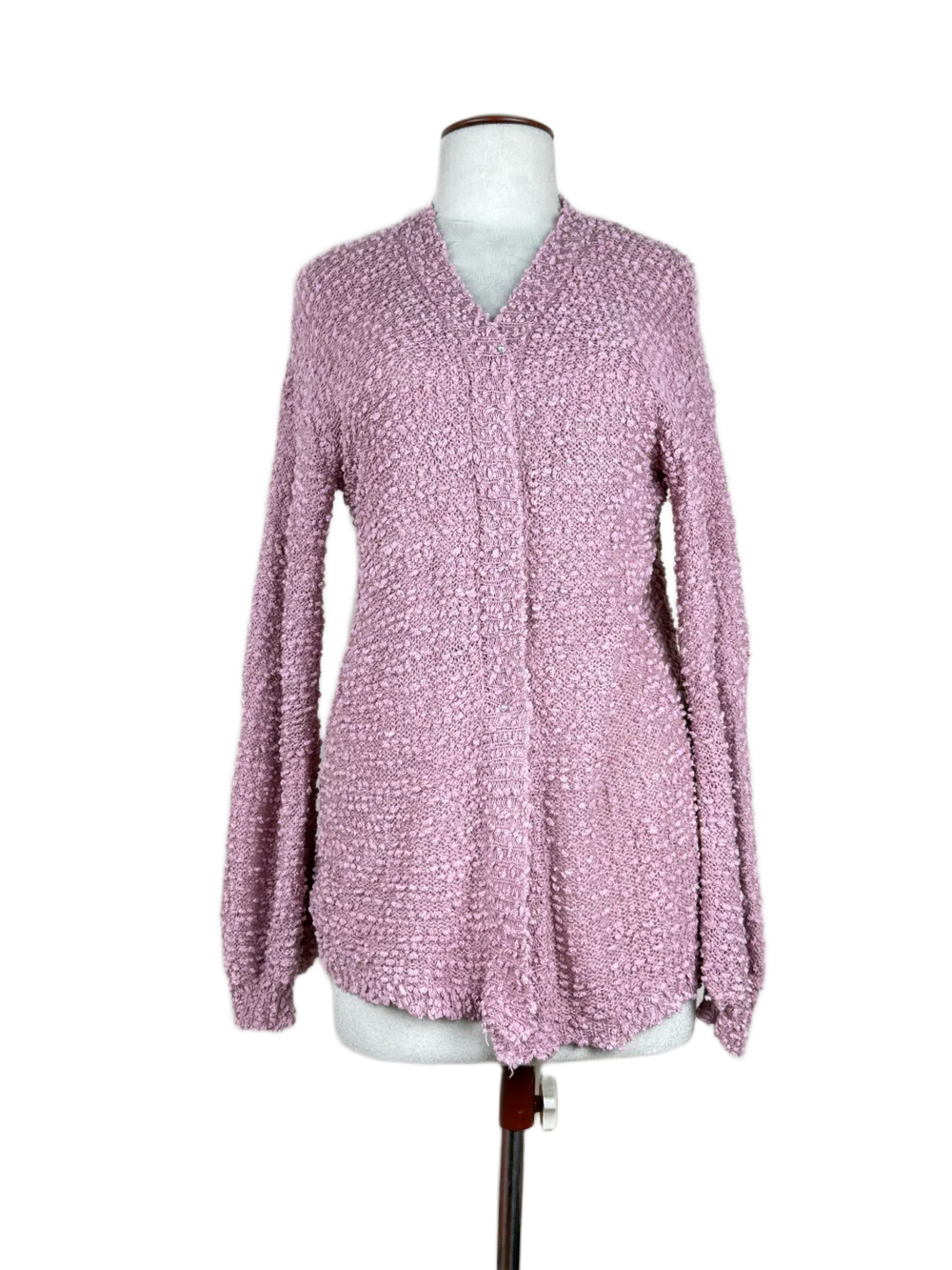 Shop Excellent Winter Long Cardigans by Wild Fable | Preloved Branded Clothes | Burgundy Red Polyester | Women | OTS Thrift Store Lahore Pakistan