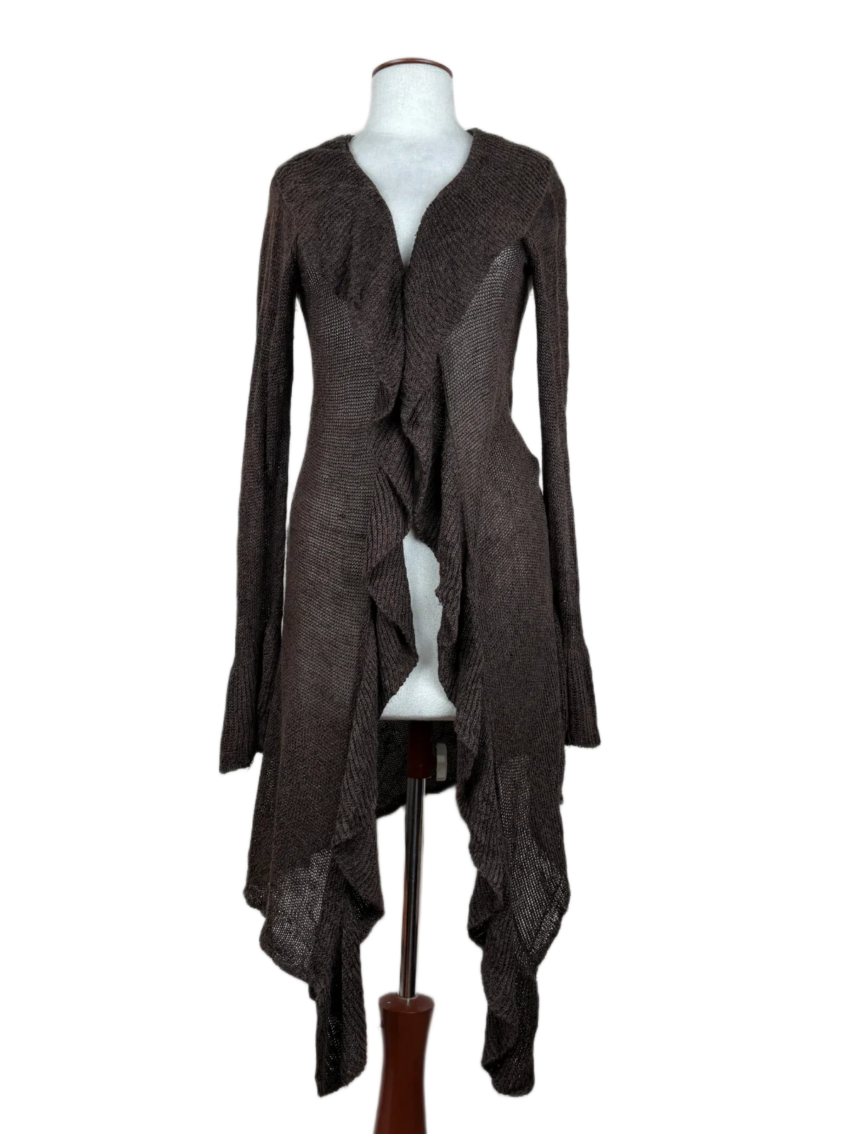 Excellent Condition Winter Long Cardigans | Preloved Paraphrase | Brown Line | Thrift Shop for Women Peshawar Pakistan | OTS