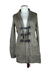 UK Imported secondhand Winter Long Cardigans - F&F brand, SandyBrown Acrylic, Premium condition, for Women - Online Thrift Store Peshawar Pakistan