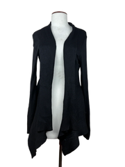 Preloved Premium Winter Long Cardigans by 89th & Madison, Black Rayon for Women - OTS Thrift Shop Lahore Pakistan