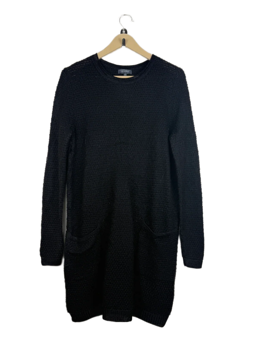 UK Imported secondhand Winter Long Cardigans - Pied A Terre brand, Black Viscose, Premium condition, for Women - Online Thrift Store Karachi Pakistan