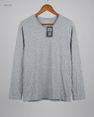 Preloved Premium Men's Full Sleeves T-Shirt by Primark, Grey Cotton for Men - OTS Thrift Shop Islamabad Pakistan