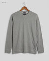 Preloved Excellent Men's Full Sleeves T-Shirt by ESPRIT, Grey Cotton for Men - OTS Thrift Shop Peshawar Pakistan