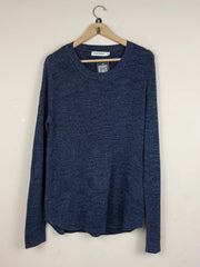 UK Imported secondhand Men's Jumpers & Sweaters - Garin wester brand, Blue Polyester, Excellent condition, for Men - Online Thrift Store Peshawar Pakistan
