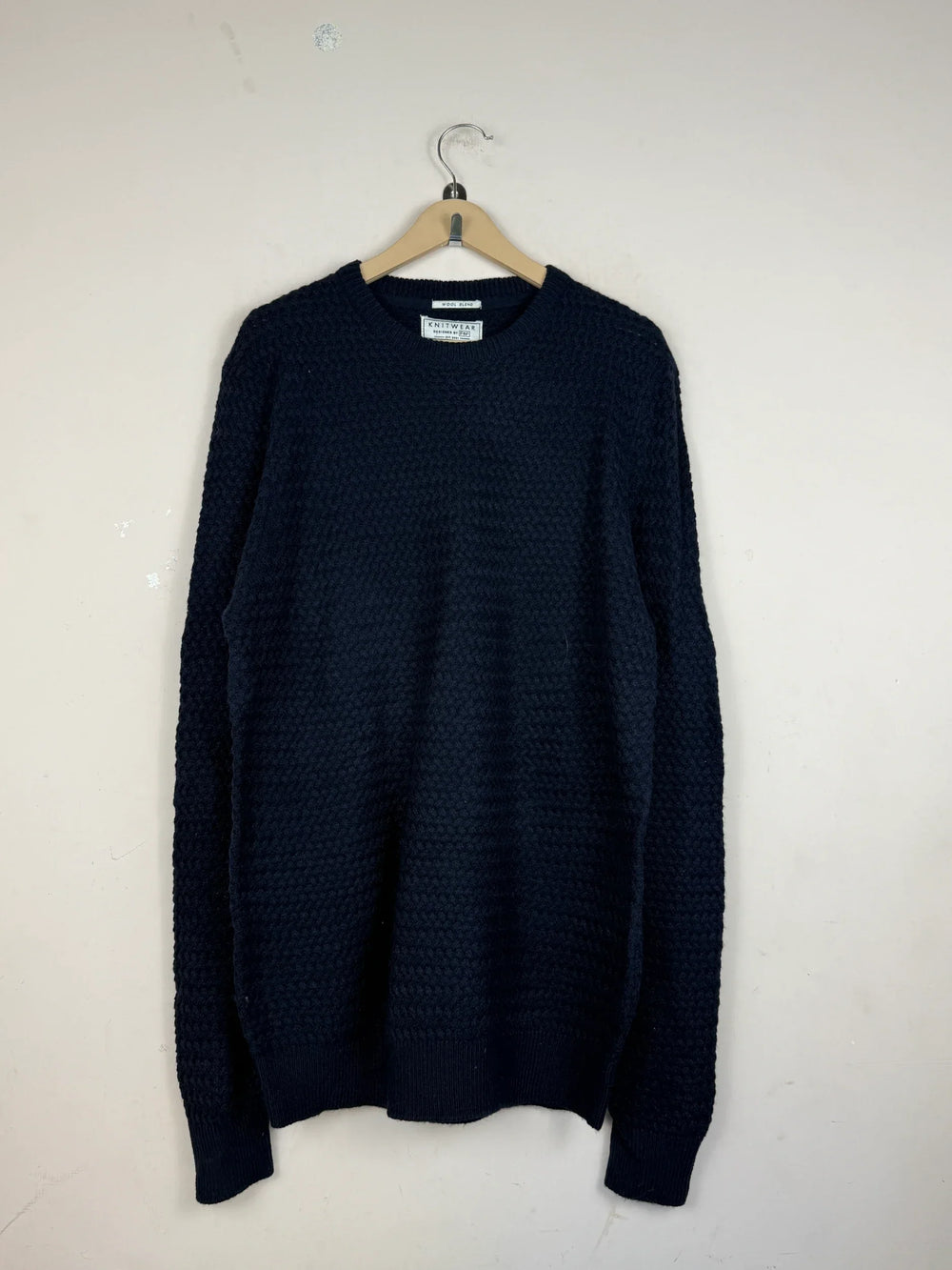 Premium Condition Men's Jumpers & Sweaters | Preloved F&F | DarkBlue Wool | Thrift Shop for Men Karachi Pakistan | OTS