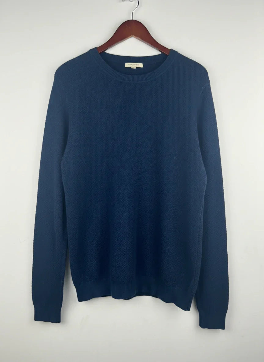 UK Imported secondhand Men's Jumpers & Sweaters - Red Herring brand, DarkBlue Cotton, Premium condition, for Men Sweaters - Online Thrift Store Lahore Pakistan
