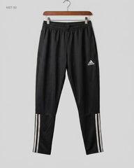 Preloved Premium Men Sports Trousers by ADIDAS, Black Polyester for MENS - OTS Thrift Shop Peshawar Pakistan