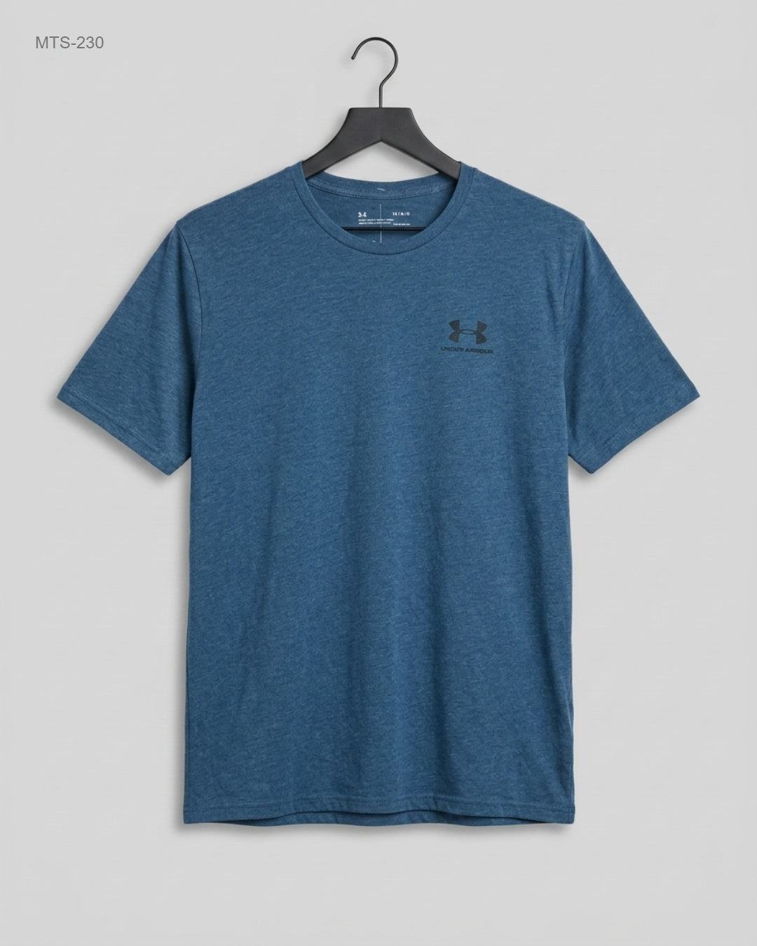 Shop Premium Mens Tshirts by HEATGEAR | Preloved Branded Clothes | Blue Cotton | Mens | OTS Thrift Store Lahore Pakistan
