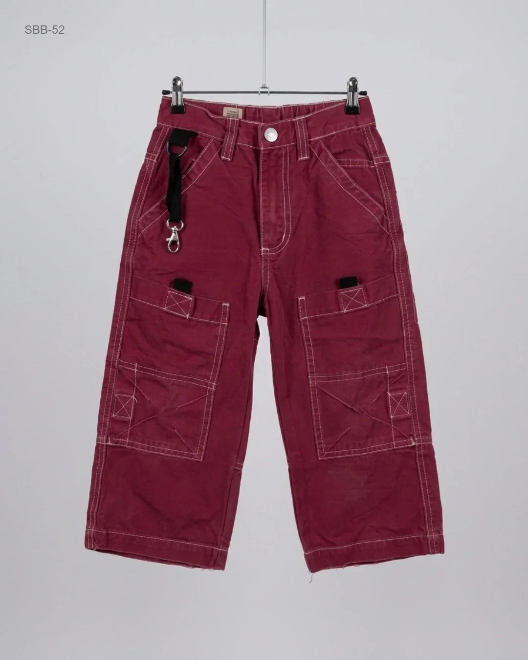Excellent Condition Boys Summer Bottoms | Preloved TIK&TAK | Burgundy Red Cotton | Thrift Shop for Boys Peshawar Pakistan | OTS