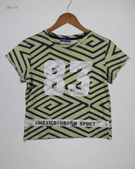 Shop Premium Boys Summer Tops by ORIGNAL MARINES | Preloved Branded Clothes | Green Cotton | Boys | OTS Thrift Store Lahore Pakistan