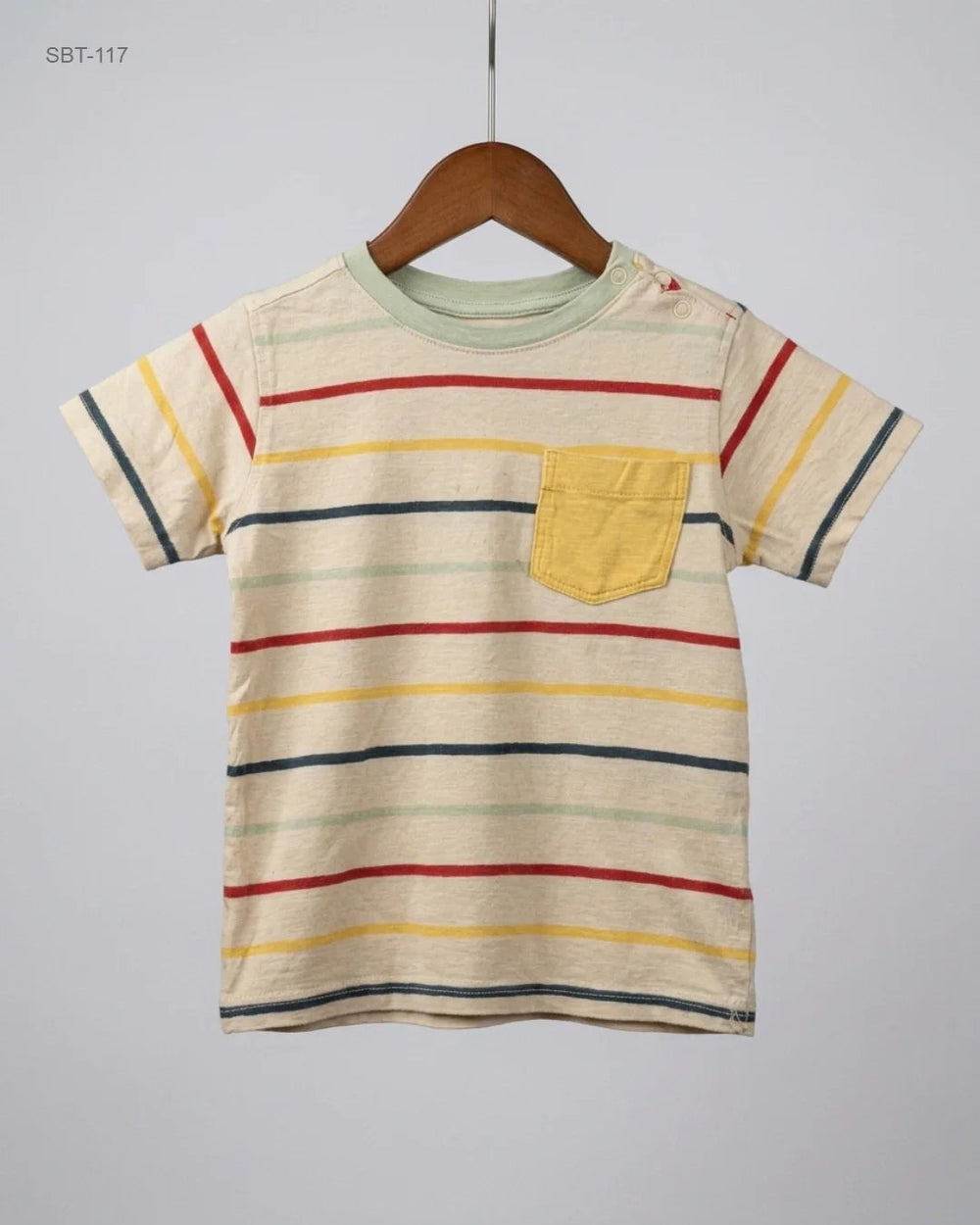 Preloved Premium Boys Summer Tops by MOTHER CARE, Yellow Cotton for Boys - OTS Thrift Shop Karachi Pakistan