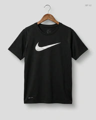 UK Imported secondhand Boys Summer Tops - NIKE brand, Black Cotton, Premium condition, for Boys - Online Thrift Store Islamabad Pakistan