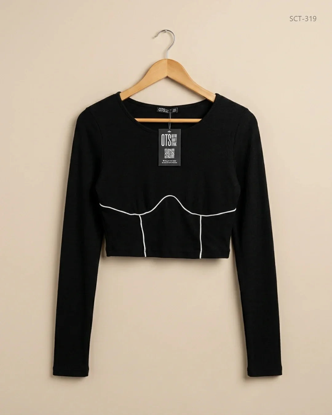Premium Condition Summer Crop Tops | Preloved Shein | Black Polyester | Thrift Shop for Womens Lahore Pakistan | OTS