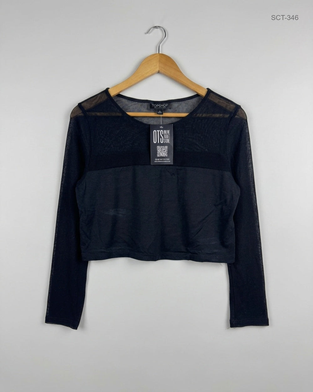 Premium Condition Summer Crop Tops | Preloved Topshop | Black Polyester | Thrift Shop for Womens Islamabad Pakistan | OTS