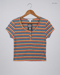 Premium Condition Summer Crop Tops | Preloved Primark | Multi Cotton | Thrift Shop for Womens Peshawar Pakistan | OTS