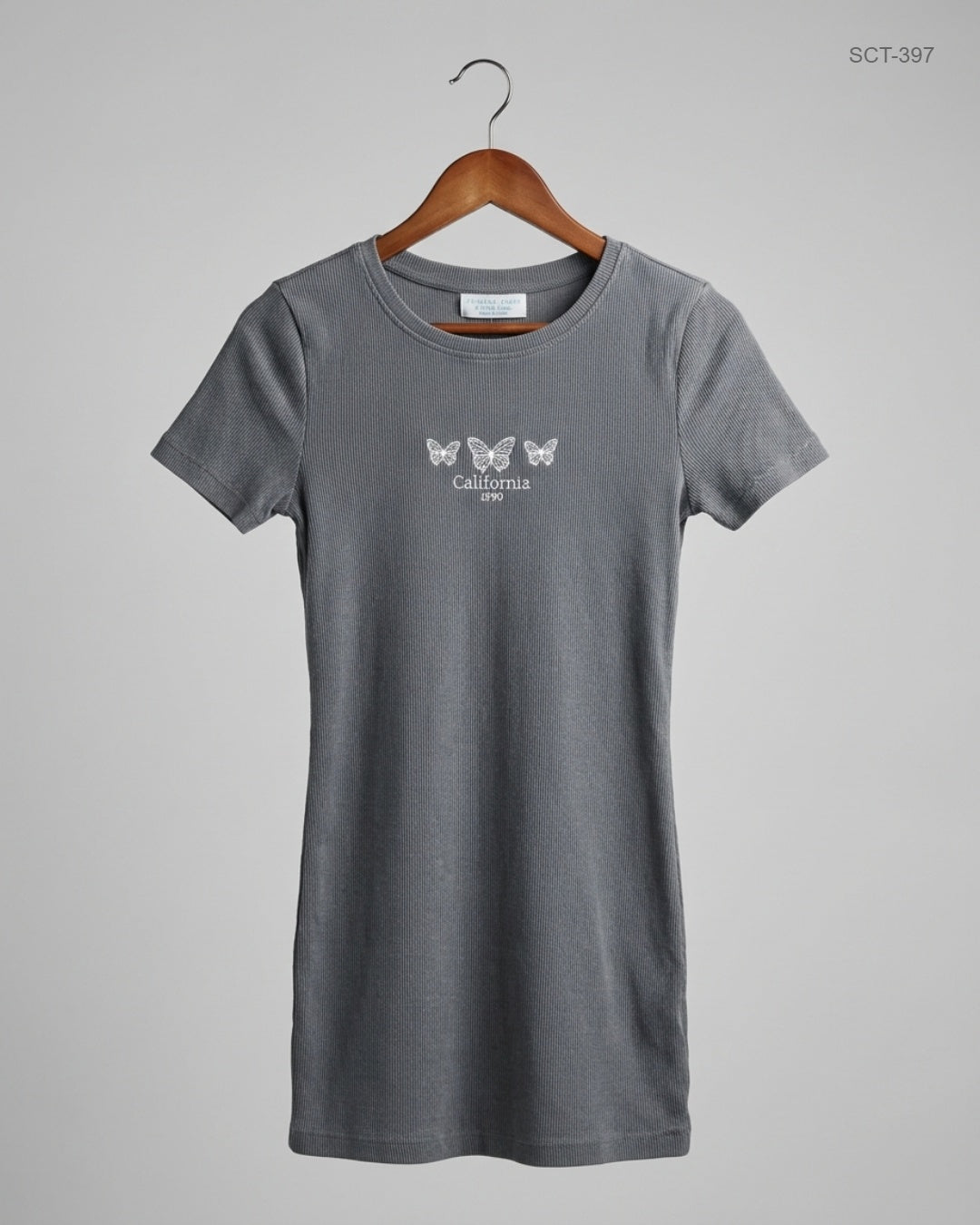Summer Crop Tops | Primark | Preloved Branded | Gray Cotton | Premium | OTS Thrift Store Islamabad Pakistan