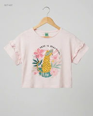UK Imported secondhand Summer Crop Tops - F&F brand, Pink Cotton, Premium condition, for Womens - Online Thrift Store Islamabad Pakistan