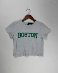 Premium Condition Summer Crop Tops | Preloved H&M | Gray Cotton | Thrift Shop for Womens Lahore Pakistan | OTS