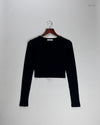 UK Imported secondhand Summer Crop Tops - weekday brand, Black Cotton, Premium condition, for Womens - Online Thrift Store Peshawar Pakistan