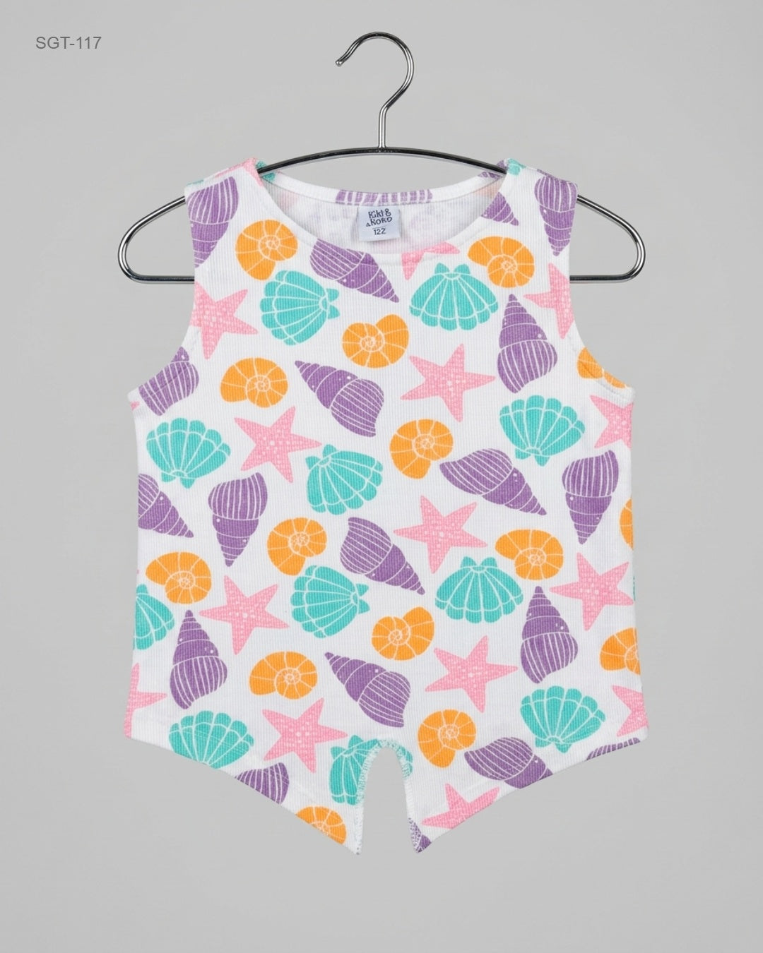 Secondhand Branded Girls Summer Tops by KIKI & KOKO, Multi Cotton fabric, Premium condition, for Girls - Online Thrift Shop Islamabad Pakistan