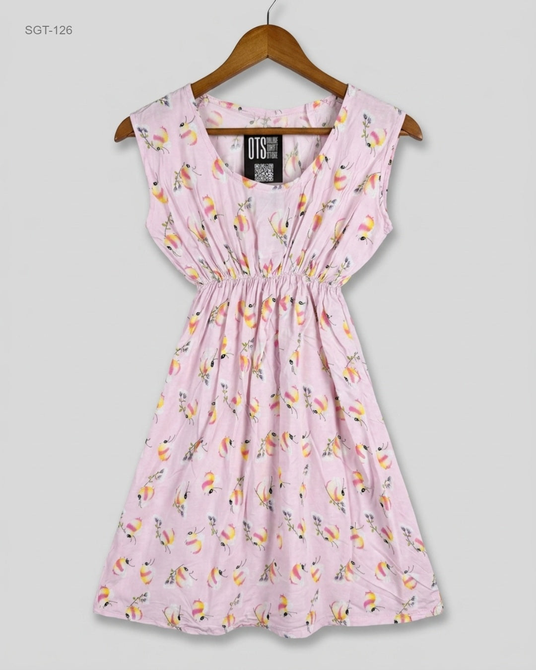 UK Imported secondhand Girls Summer Tops - CUT LABEL brand, Pink Cotton, Premium condition, for Girls - Online Thrift Store Lahore Pakistan