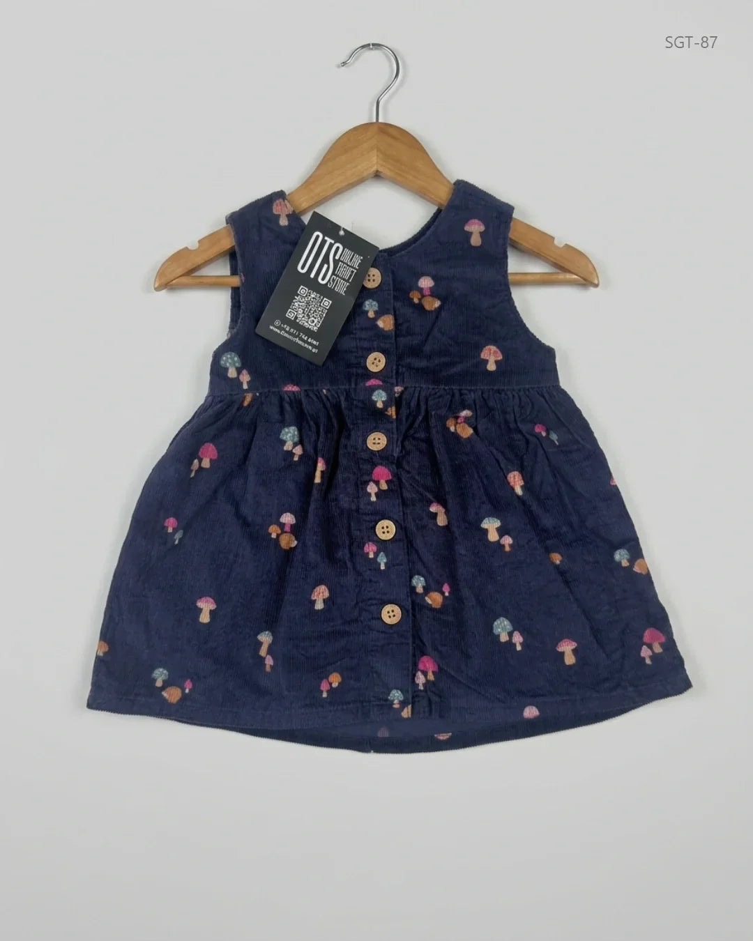 Girls Summer Tops | F&F | Preloved Branded | Blue Cotton | Premium | OTS Thrift Store Karachi Pakistan