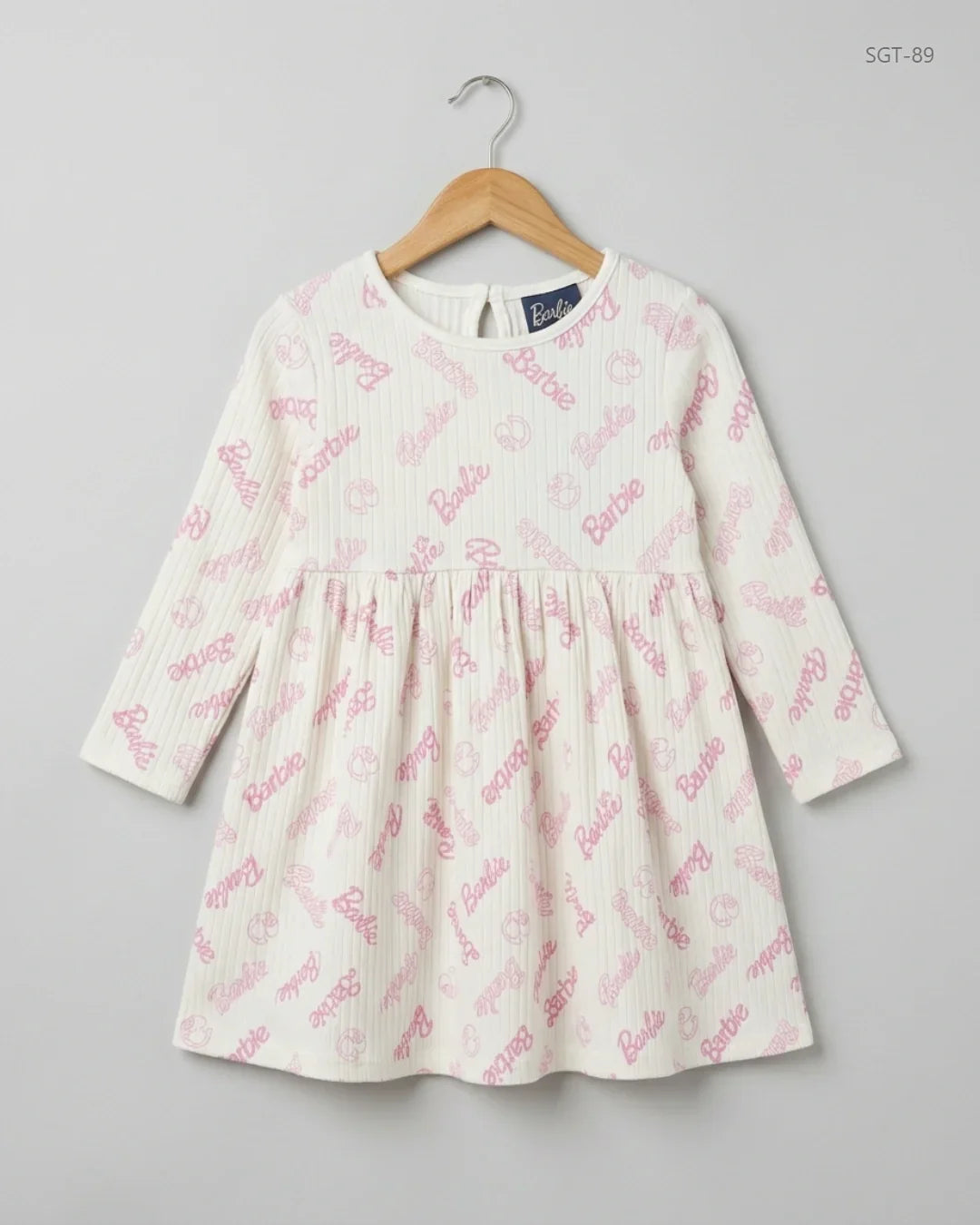 Secondhand Branded Girls Summer Tops by BARBIE, White Cotton fabric, Premium condition, for Girls - Online Thrift Shop Peshawar Pakistan