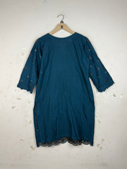 Buy Premium Summer Kurti in Green LAWN by Unknown for Womens | OTS Thrift Store Pakistan