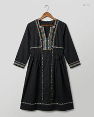 Premium Condition Summer Kurti | Preloved WEEKEND | Black Cotton | Thrift Shop for Womens Karachi Pakistan | OTS
