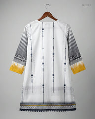 Buy Black & White Lawn Summer Kurti by ZARA SHAHZAMAL - Excellent condition for Womens | Preloved OTS Pakistan (SK-159)