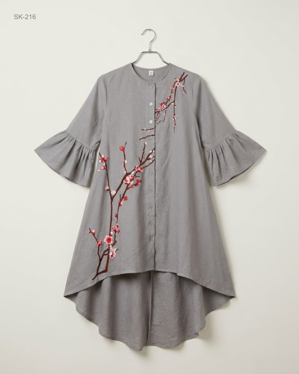 Summer Kurti | CUT LABEL | Preloved Branded | Brown Khaddar | Premium | OTS Thrift Store Karachi Pakistan