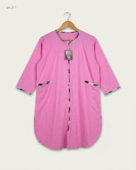 UK Imported secondhand Summer Kurti - CUT LABEL brand, Pink Cotton, Premium condition, for Womens - Online Thrift Store Karachi Pakistan