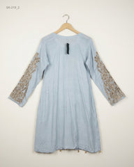 Buy Excellent Summer Kurti in Grey soft cotton by CUT LABEL for Womens | OTS Thrift Store Pakistan