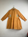 Shop Excellent Summer Kurti by NISHAT | Preloved Branded Clothes | Orange Lawn | Women | OTS Thrift Store Islamabad Pakistan