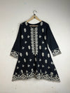 Excellent Condition Summer Kurti | Preloved Dars fabricon | Black khaddar | Thrift Shop for Women Islamabad Pakistan | OTS